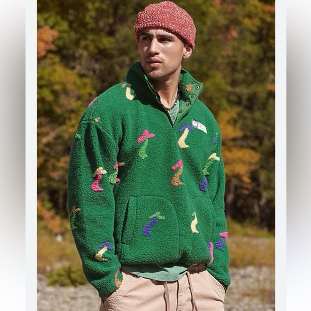 Parks Project Multicolor Dancing Shrooms Trail Pullover